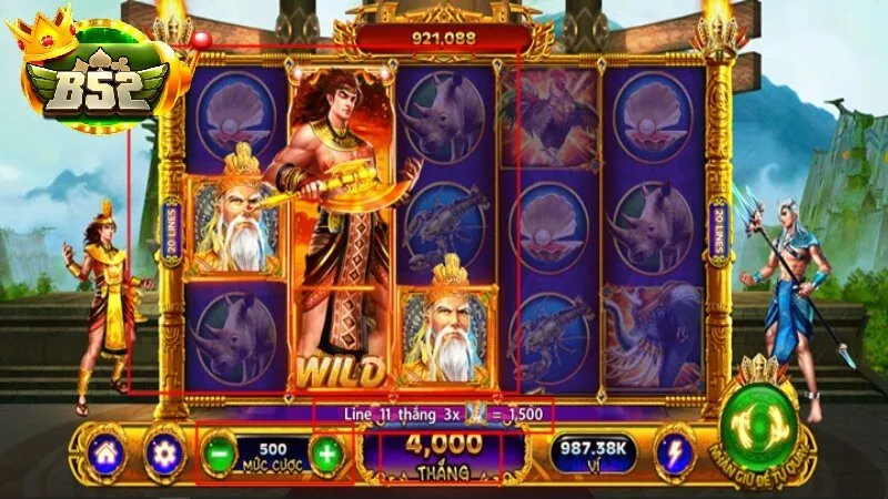 Nổ hũ sơn tinh thuỷ tinh tại B52 club – trải nghiệm slot đổi thưởng hấp dẫn, jackpot khủng.